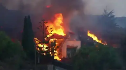 Destrucción de viviendas en La Palma Destrucción de viviendas en La Palma