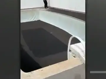 La lava tiñe todo de negro La lava tiñe todo de negro