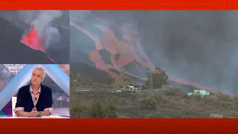 Así ha evolucionado el volcán en las últimas horas. Así ha evolucionado el volcán en las últimas horas.