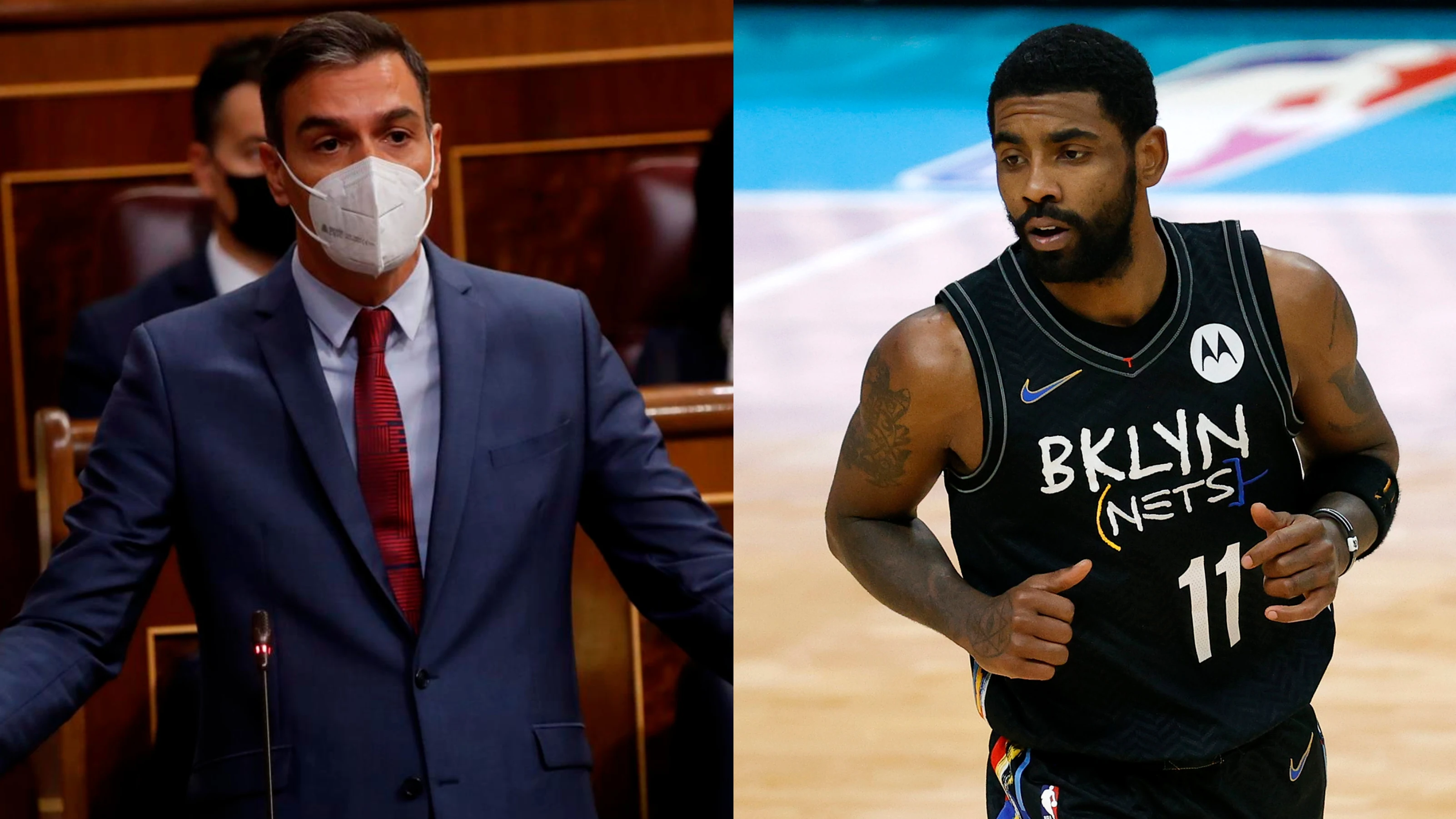 Pedro Sánchez utiliza las teorías satánicas del antivacunas Kyrie Irving para replicar a una diputada Pedro Sánchez utiliza las teorías satánicas del antivacunas Kyrie Irving para replicar a una diputada