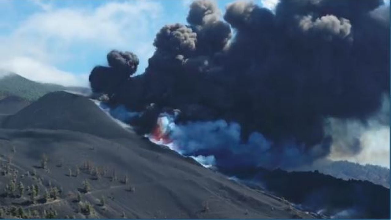 ¿Llegará al mar la colada de lava del volcán de La Palma que avanza por el norte de la montaña de Todoque? - Vimarsana News