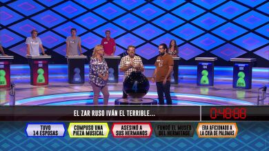 Los ‘Libérrimos’, en busca de abrir distancia con los ‘Pedaló’, ¿acertarán la pregunta sobre Iván el Terrible?