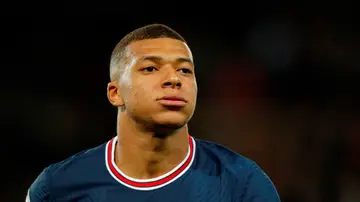 Mbappé, en un partido con el PSG Mbappé, en un partido con el PSG