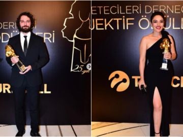 Birkan Sokullu y Ezgi Mola están de celebración: Los actores de ‘Inocentes’ reciben un premio