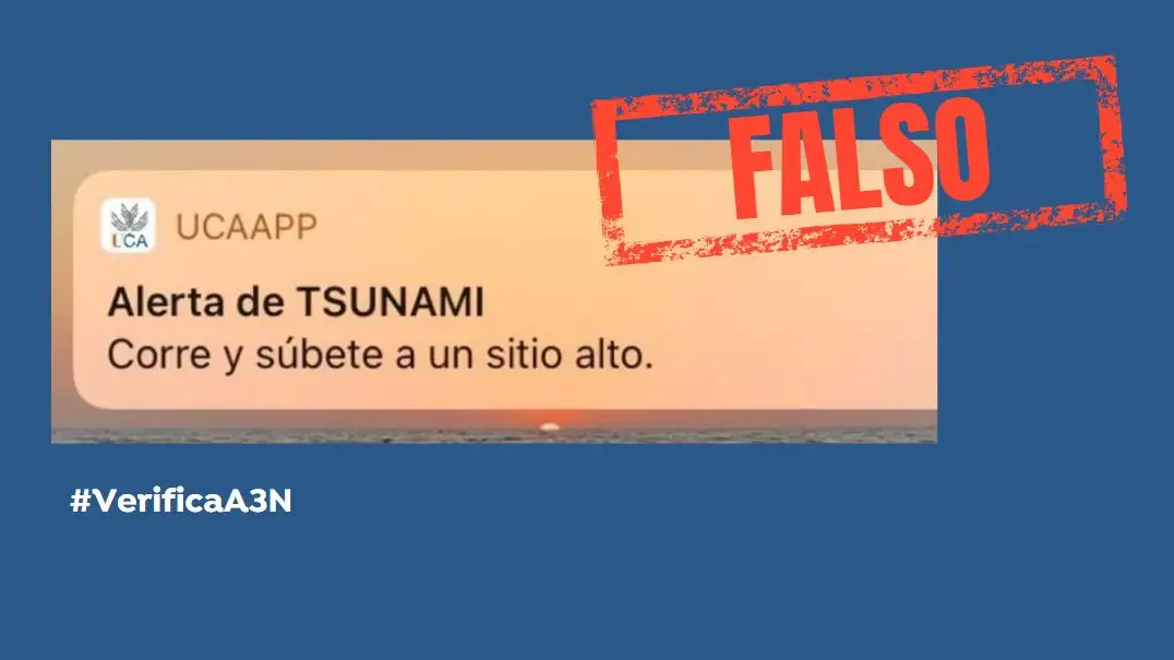 El bulo sobre la alerta de tsunami en Cádiz que se ha difundido a través de la aplicación de la Universidad El bulo sobre la alerta de tsunami en Cádiz que se ha difundido a través de la aplicación de la Universidad