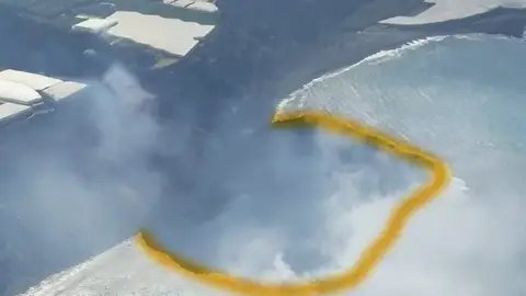 Las imágenes captadas por el dron Las imágenes captadas por el dron