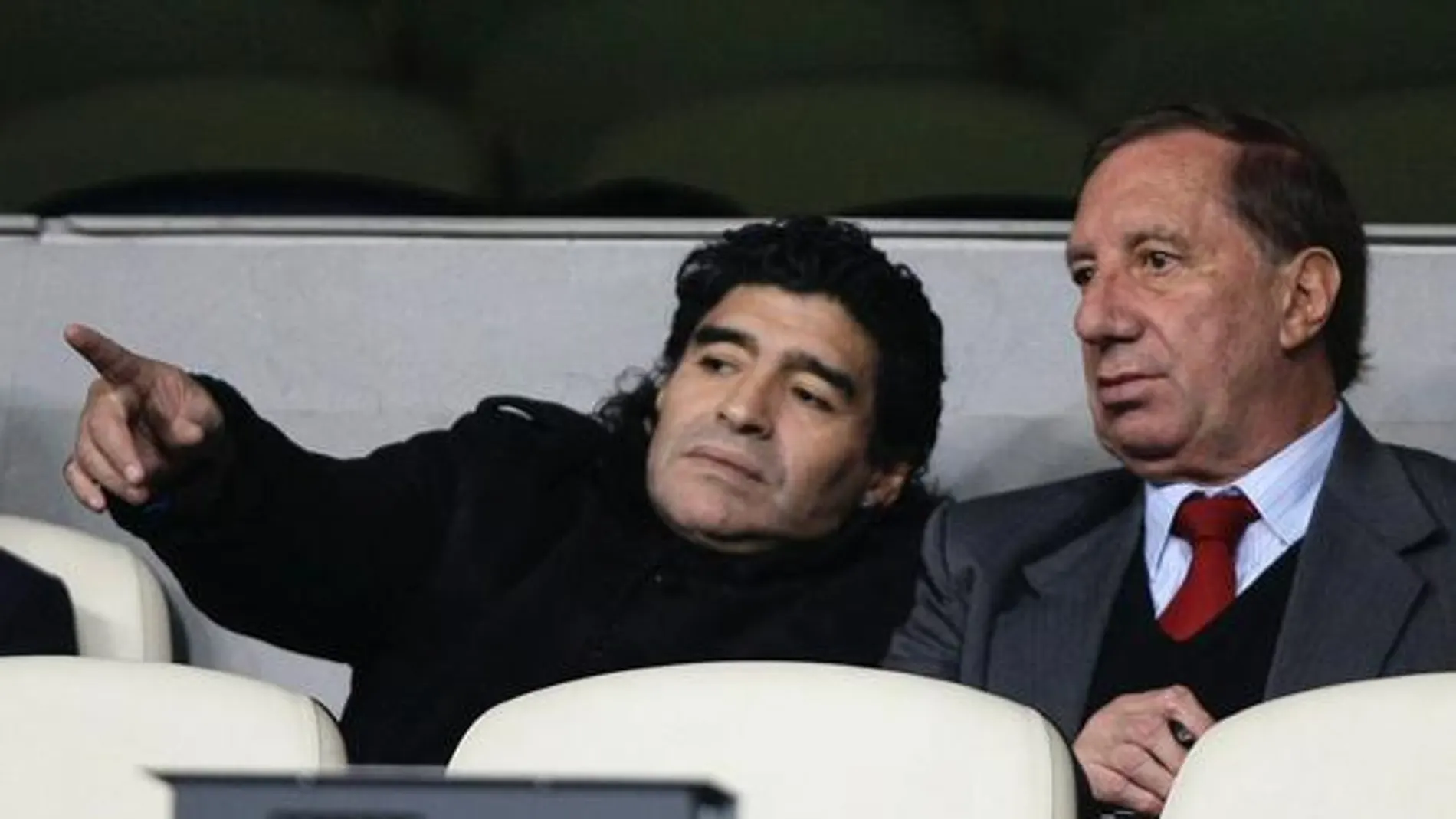 Carlos Bilardo y Maradona en una imagen de archivo