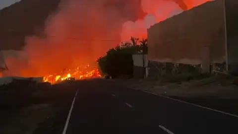 Carretera lava Carretera lava