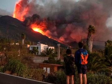 Imagen de la lava del volcán de La Palma