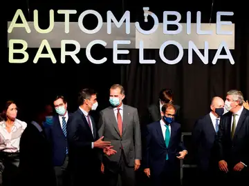 Pedro Sánchez y Felipe XI Automobile Barcelona Pedro Sánchez y Felipe XI Automobile Barcelona
