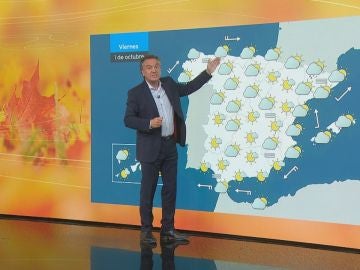 Previsi&oacute;n del tiempo para el 1 de octubre con Roberto Brasero
