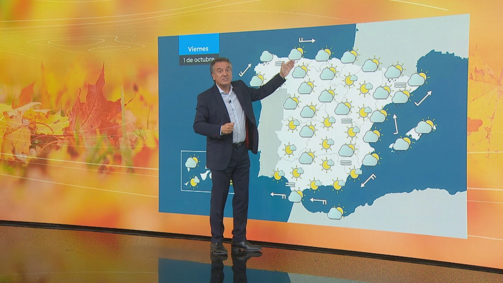 Previsión del tiempo para el 1 de octubre con Roberto Brasero Previsión del tiempo para el 1 de octubre con Roberto Brasero