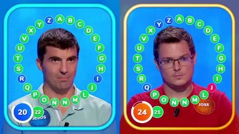 José pone humor y tensión a 'El Rosco' frente a Jesús en 'Pasapalabra': "A ver cómo arreglo esto" José pone humor y tensión a 'El Rosco' frente a Jesús en 'Pasapalabra': "A ver cómo arreglo esto"