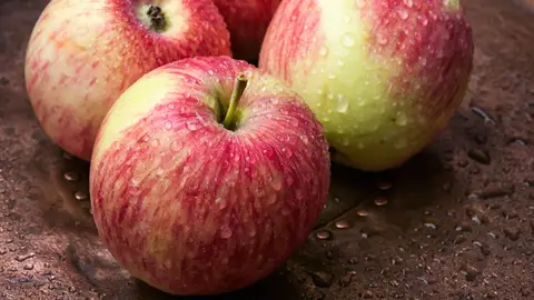 Manzana bicolor Manzana bicolor