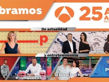 25 años del canal internacional de Antena 3