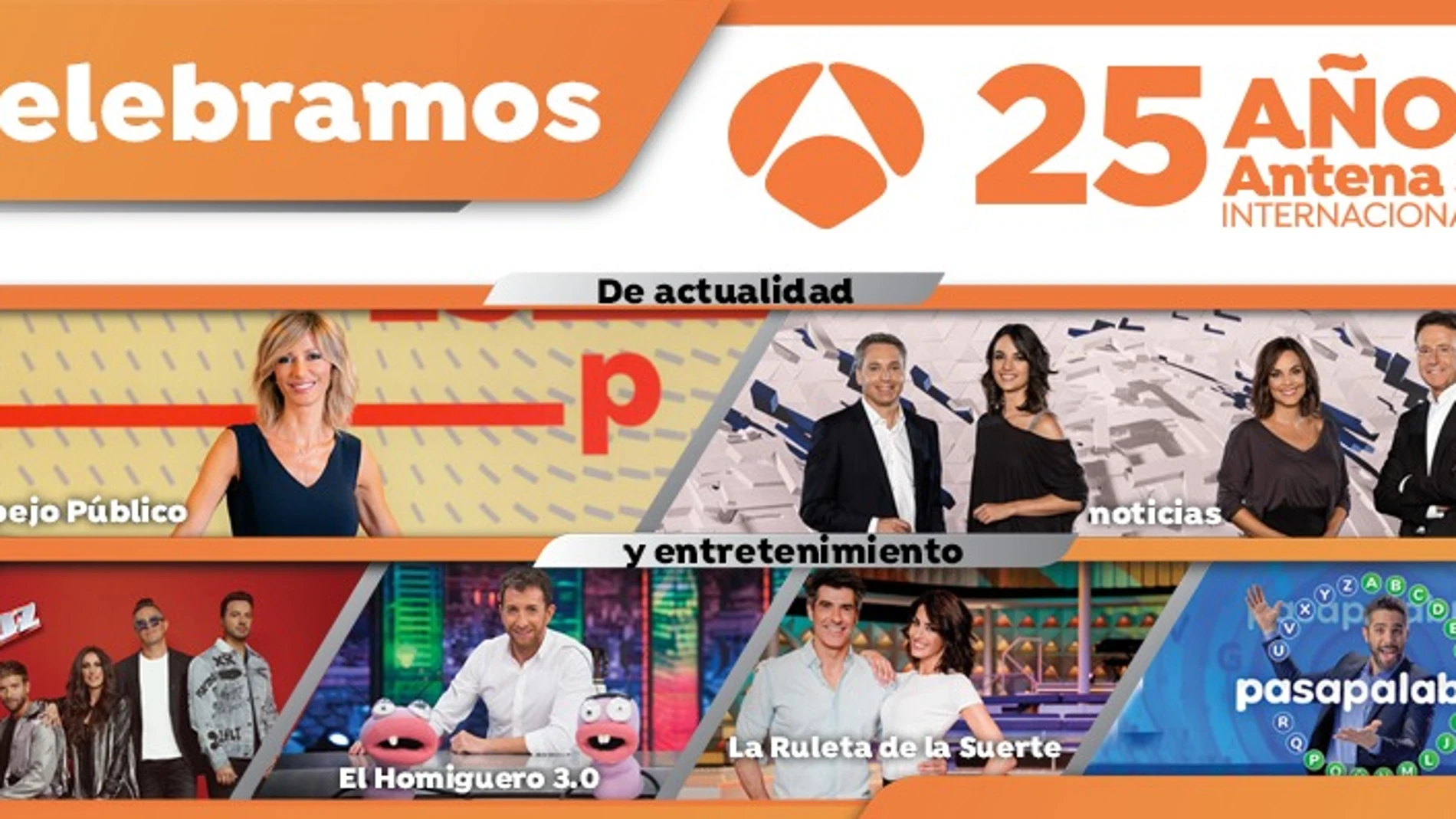 25 años del canal internacional de Antena 3