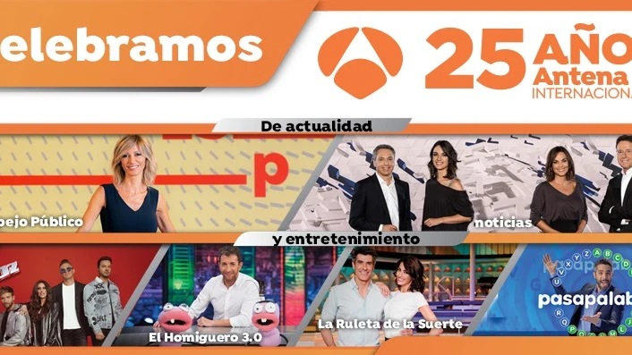 25 a&ntilde;os del canal internacional de Antena 3