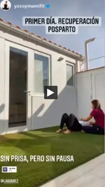 María Adánez muestra su recuperación posparto María Adánez muestra su recuperación posparto