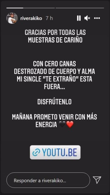 El mensaje de Kiko Rivera 