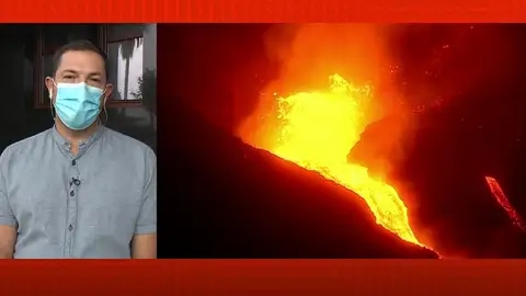 Así evoluciona la erupción del volcán. Así evoluciona la erupción del volcán.