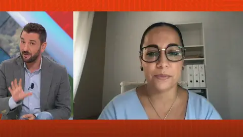 Yaiza Castillo, afectada por el volcán. Yaiza Castillo, afectada por el volcán.
