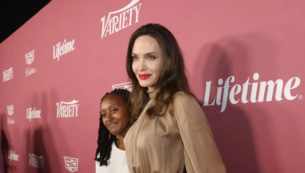 Angelina Jolie y su hija Zahara Jolie-Pitt