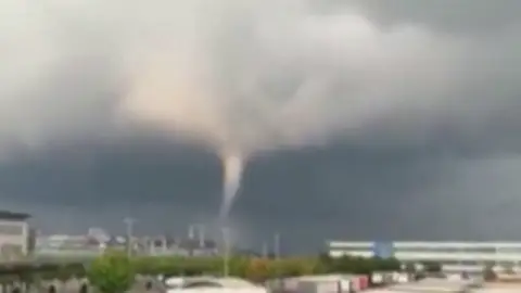 Tornado en Alemania Tornado en Alemania