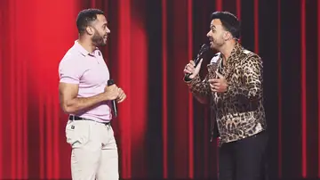 Luis Fonsi canta ‘Imagíname sin ti’ con Carlos Ángel Valdés en ‘La Voz’