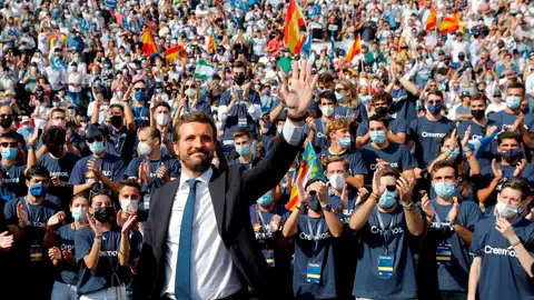 Pablo Casado se presenta como la alternativa a Sánchez en el cierre de la Convención del PP Pablo Casado se presenta como la alternativa a Sánchez en el cierre de la Convención del PP