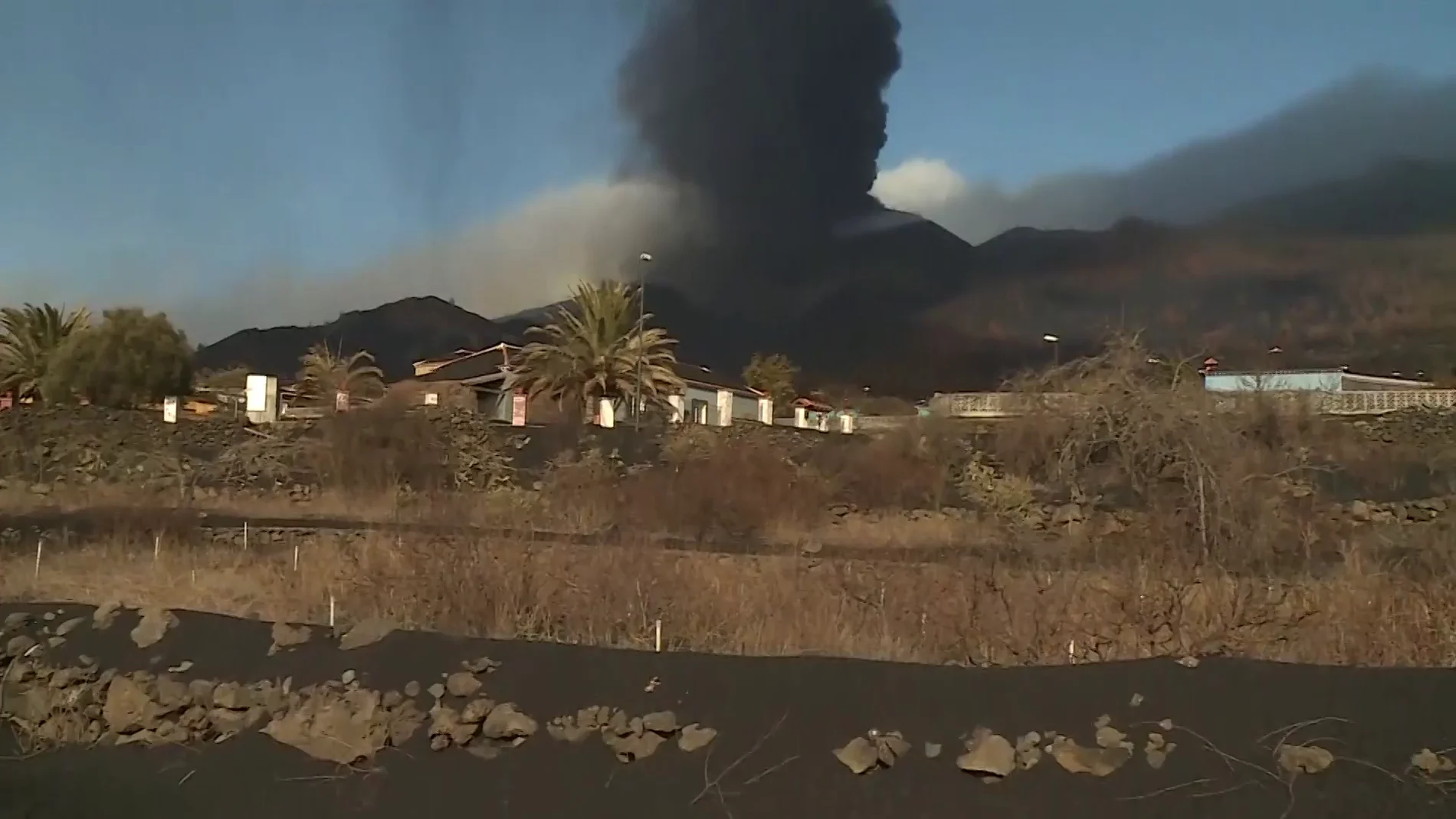 Zona de exclusión volcán La Palma