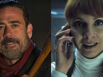 Negan de 'The Walking Dead') y Alicia en 'La Casa de Papel' Negan de 'The Walking Dead') y Alicia en 'La Casa de Papel'