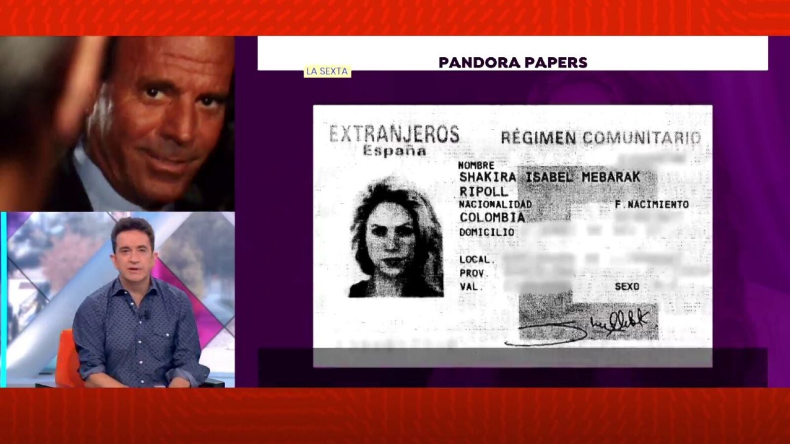 Shakira, Miguel Bosé, Julio Iglesias o Claudia Schiffer, salpicados por los 'Pandora Papers'