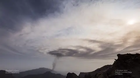 Las espectaculares imágenes de las ondas de gravedad provocadas por el volcán de La Palma Las espectaculares imágenes de las ondas de gravedad provocadas por el volcán de La Palma