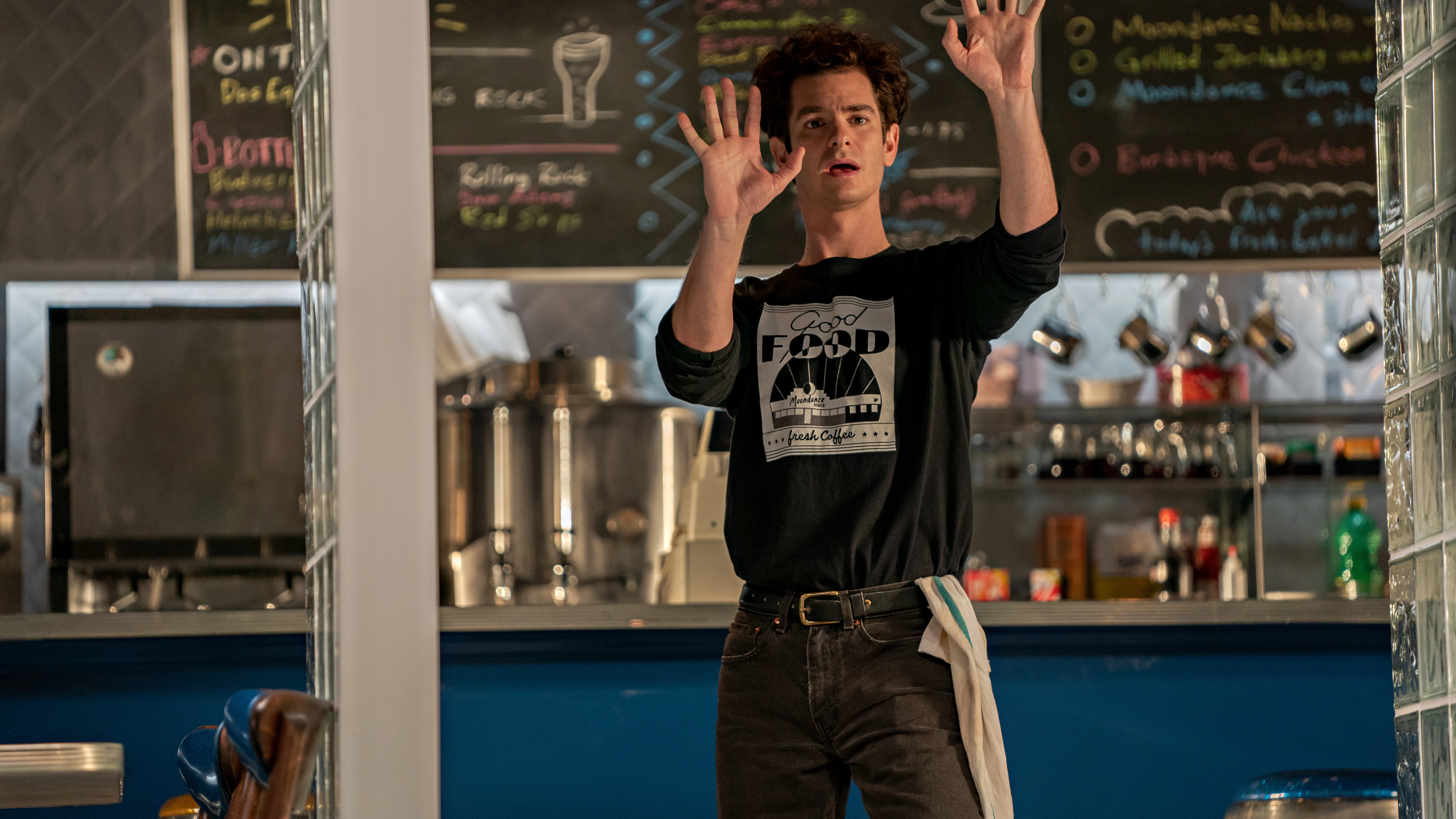 Andrew Garfield como Jonathan Larson en 'Tick, Tick&hellip; Boom!'