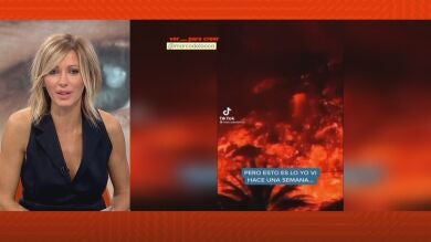 Las imágenes del volcán de La Palma que han impactado a Susanna Griso: 