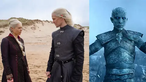 'La Casa del Dragón' y el Rey de la Noche de 'Juego de Tronos' 'La Casa del Dragón' y el Rey de la Noche de 'Juego de Tronos'