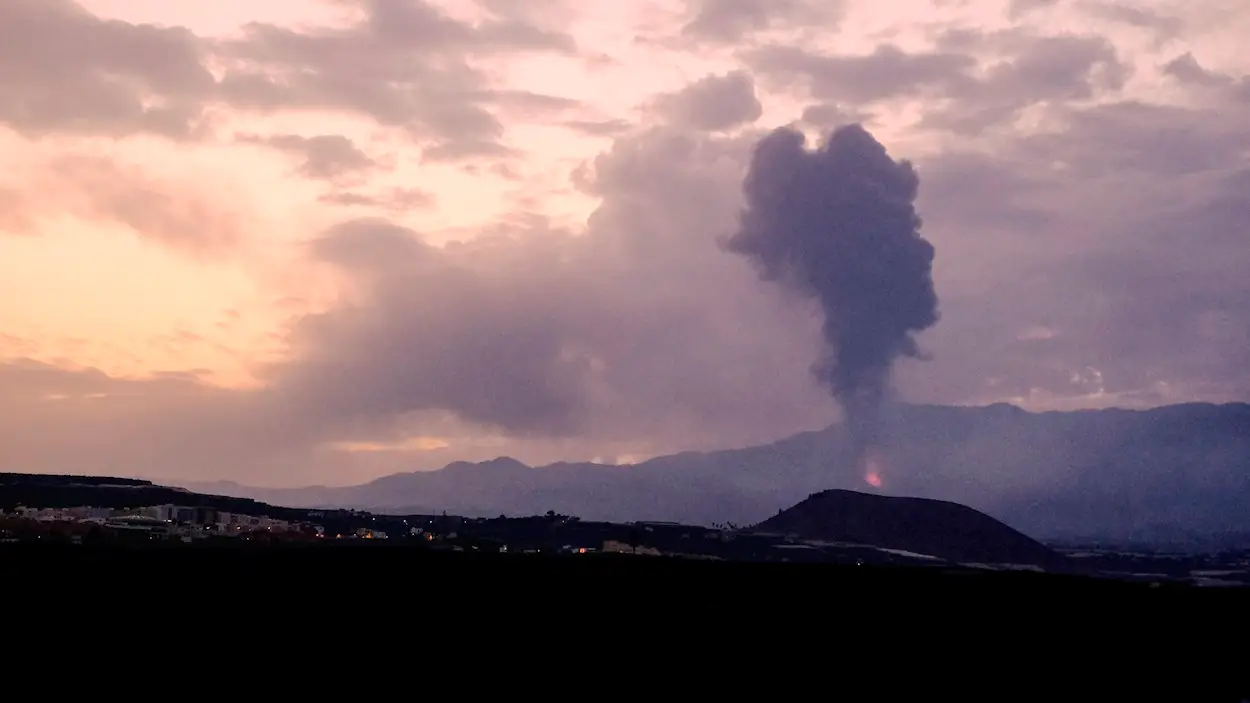El volc&aacute;n Cumbre Vieja de La Palma