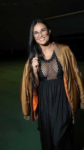 Demi Moore en la Semana de la Moda de París