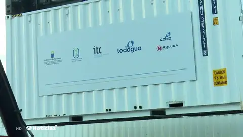 Ya están en La Palma las dos desaladoras con las que se regarán cientos de hectáreas Ya están en La Palma las dos desaladoras con las que se regarán cientos de hectáreas