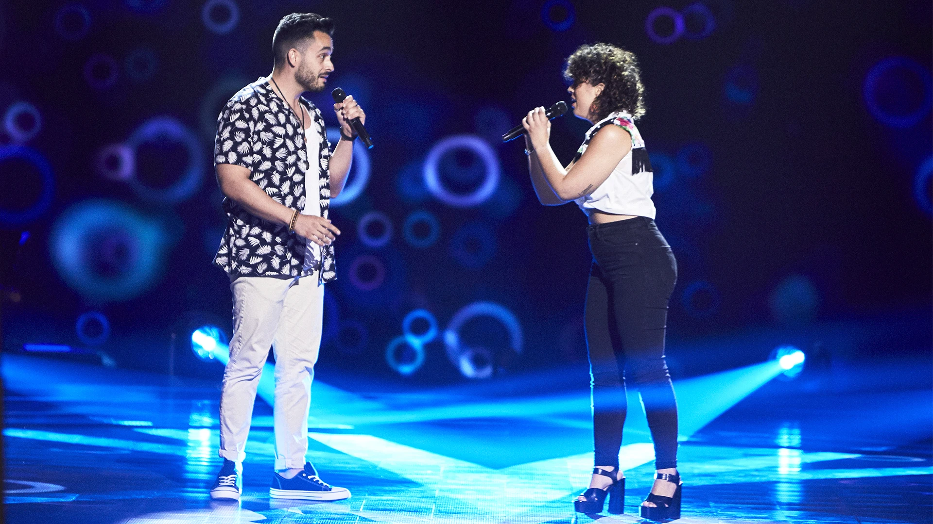 Pilar y Jes&uacute;s Su&aacute;rez cantan &lsquo;La habitaci&oacute;n&rsquo; en las Audiciones a ciegas de &lsquo;La Voz&rsquo;