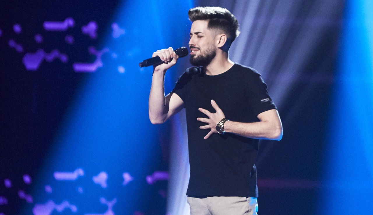 Jesús Peguero canta ‘Si a veces hablo de ti’ en las Audiciones a ciegas de ‘La Voz’