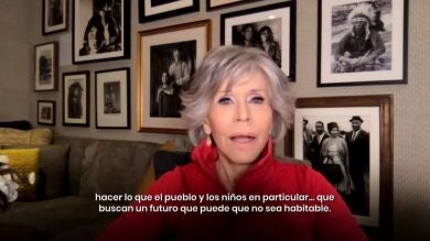 Jane Fonda, en Espejo Público: 
