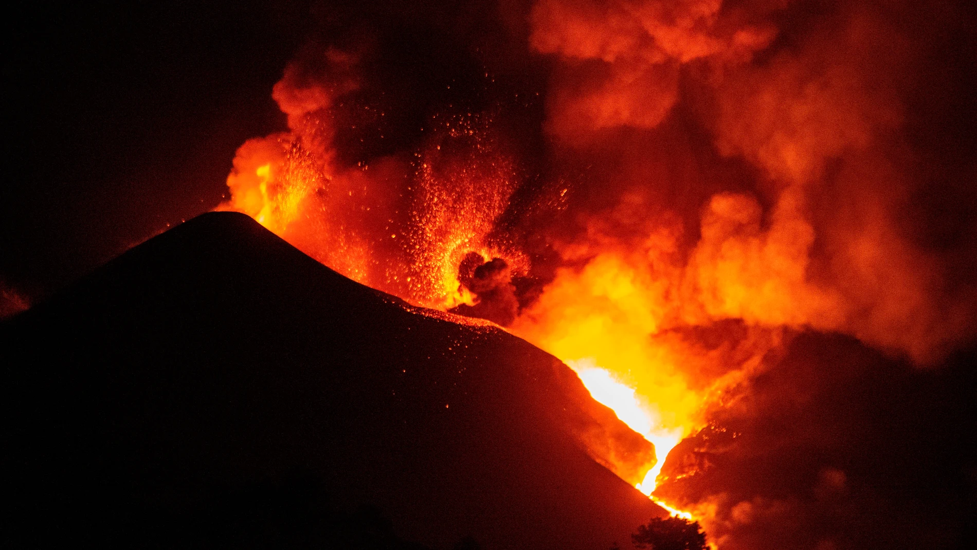 Qué significa que el volcán de La Palma tiene un índice de explosividad 2