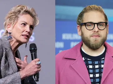 Sharon Stone y Jonah Hill Sharon Stone y Jonah Hill