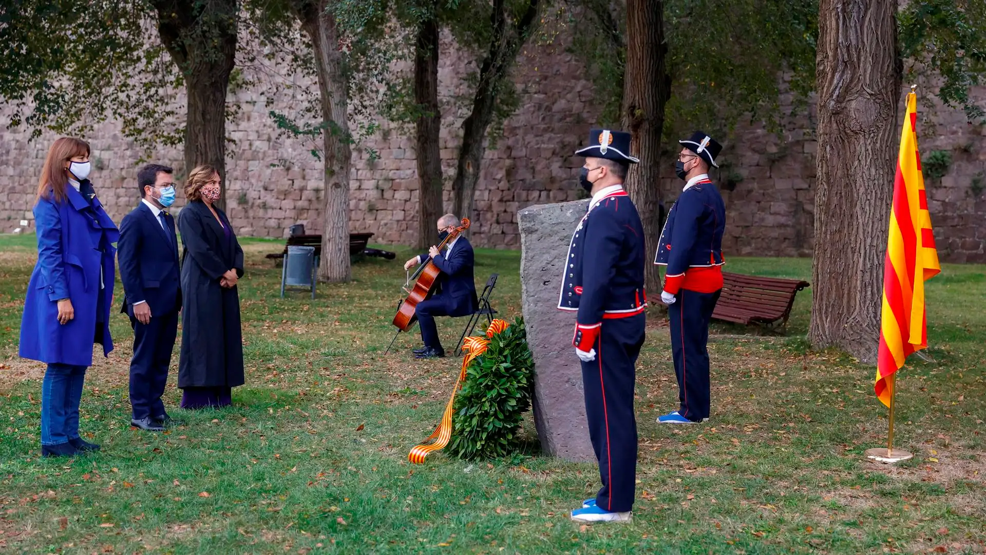 Pere Aragonès asiste al homenaje a Lluís Companys, fusilado hace 81 años Pere Aragonès asiste al homenaje a Lluís Companys, fusilado hace 81 años
