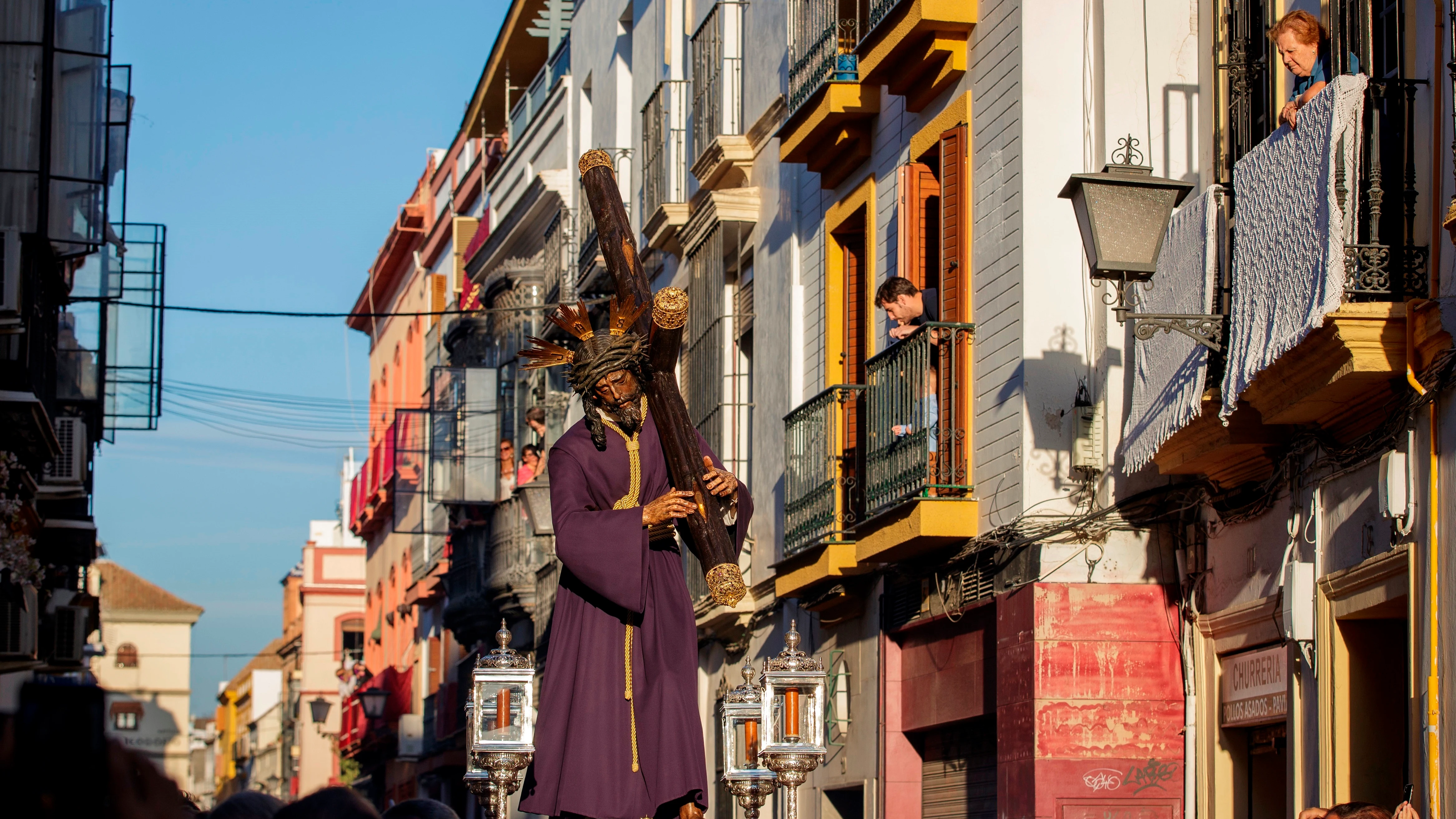 Procesión en Sevilla del Gran Poder Procesión en Sevilla del Gran Poder