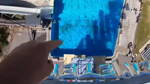 La plataforma de 27 metros de altura en Utah que da miedo a los clavadistas profesionales La plataforma de 27 metros de altura en Utah que da miedo a los clavadistas profesionales