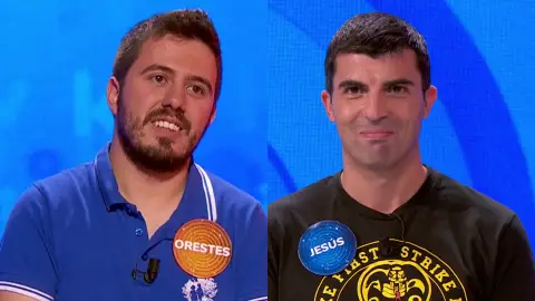 Orestes y Jesús en 'Pasapalabra' 'Pasapalabra'