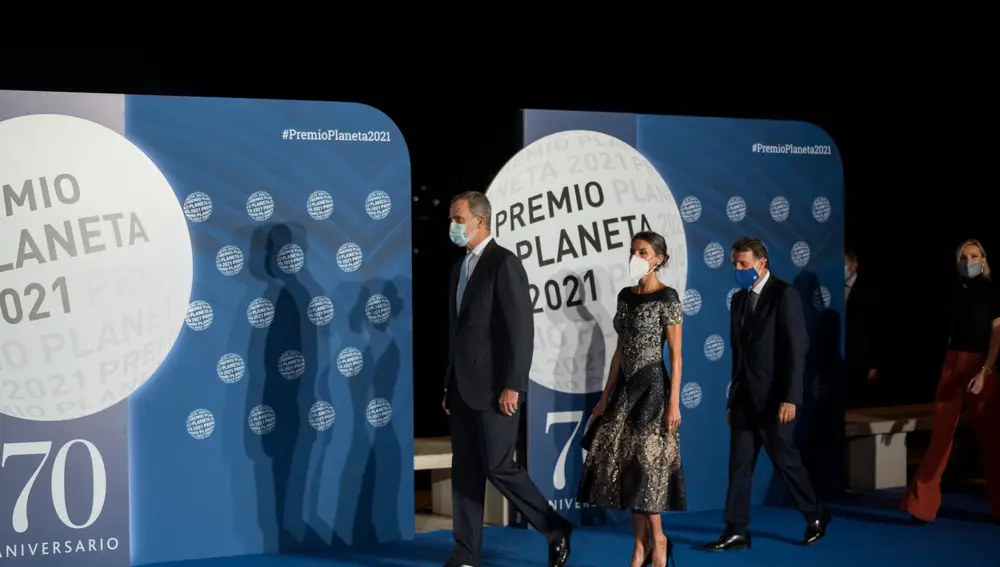 Los Reyes Felipe y Letizia en los Premios Planeta 2021