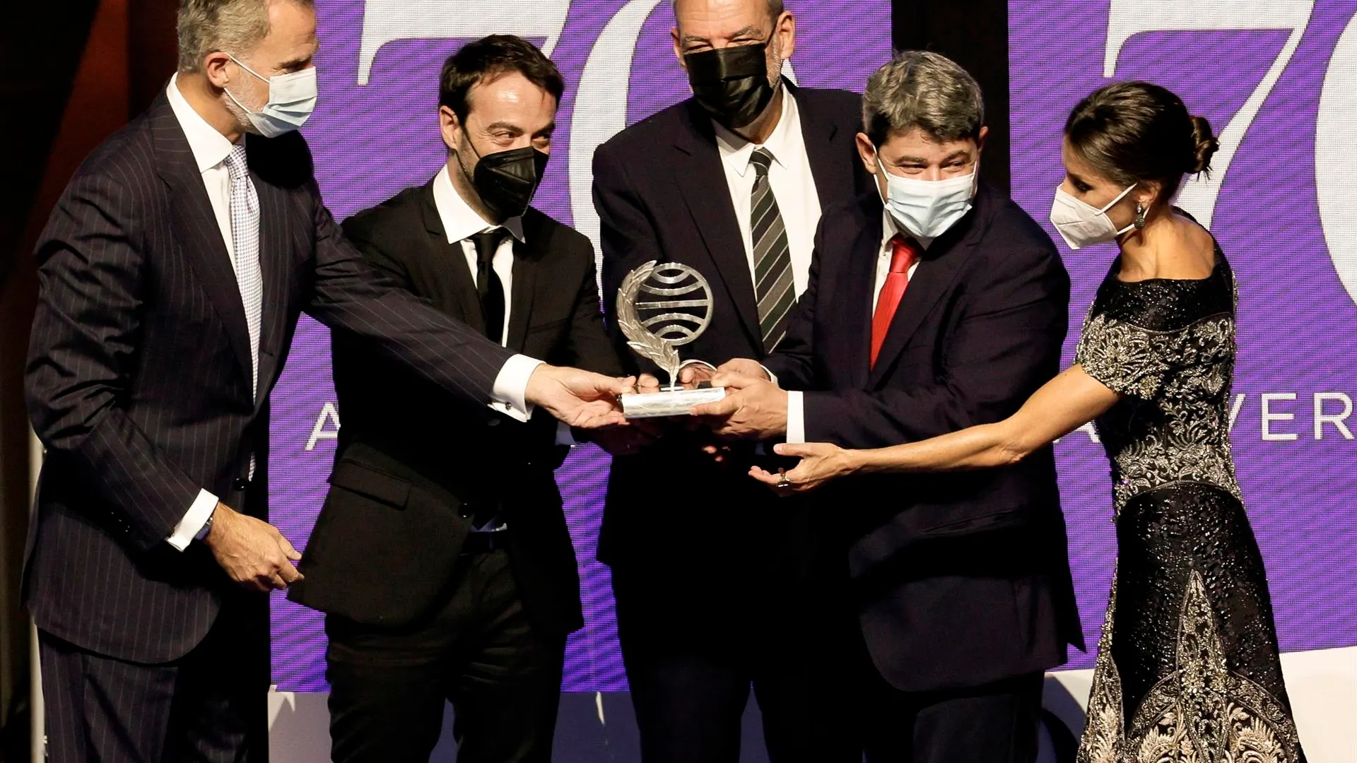 Jorge D&iacute;az, Agust&iacute;n Mart&iacute;nez y Antonio Mercero reciben el Premio Planeta 2021
